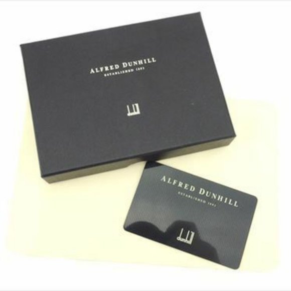 Dunhill Key case Key holder Black leather Woman unisex Authentic Used - Picture 6 of 7